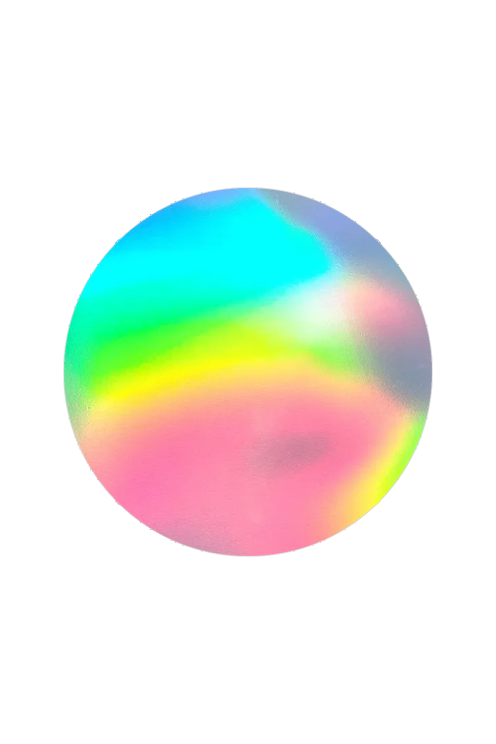 Holographic Sticker Up to 16 sq. in. — blank product