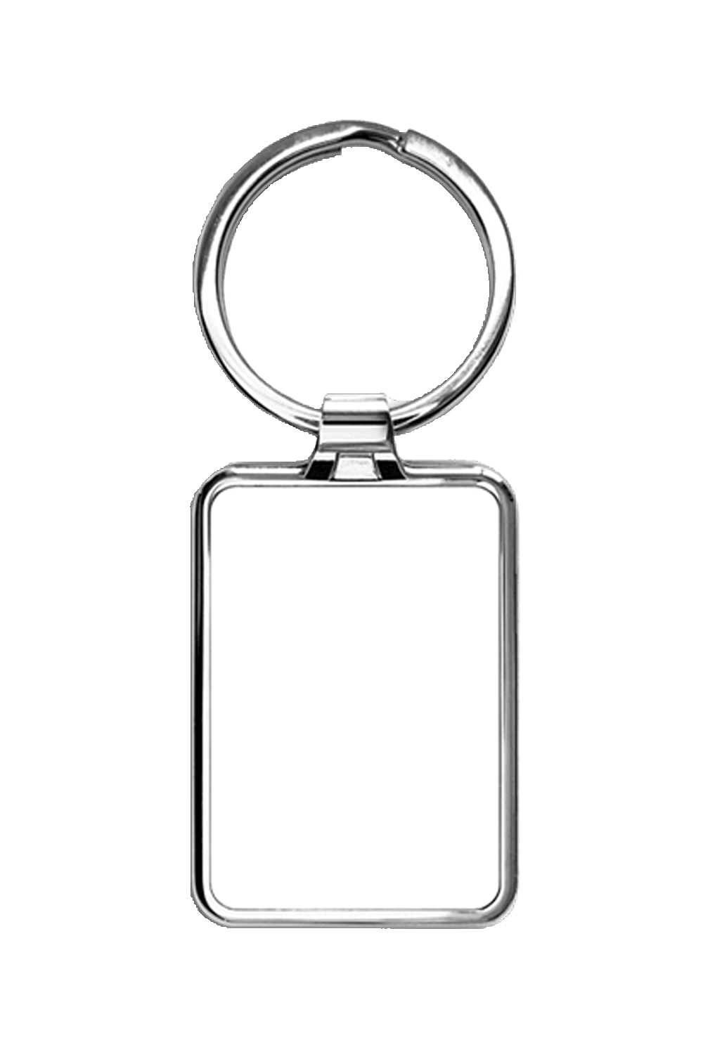 Rectangle Keychain — blank product
