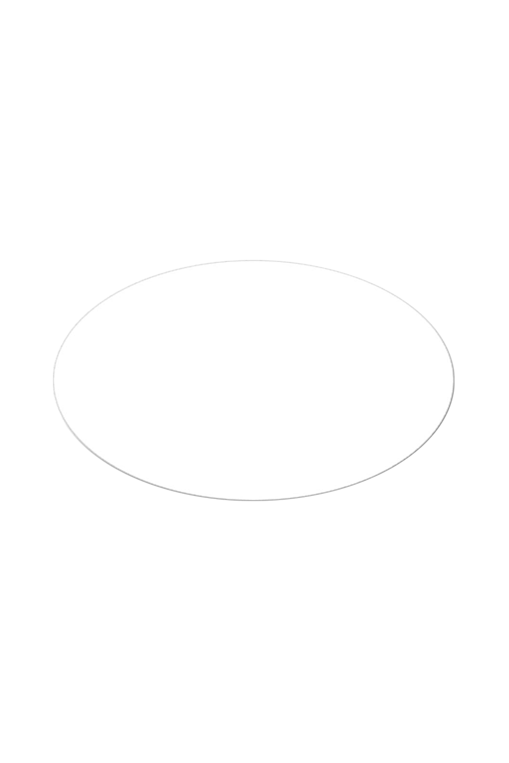 20x12 Oval Wall Decal — blank product