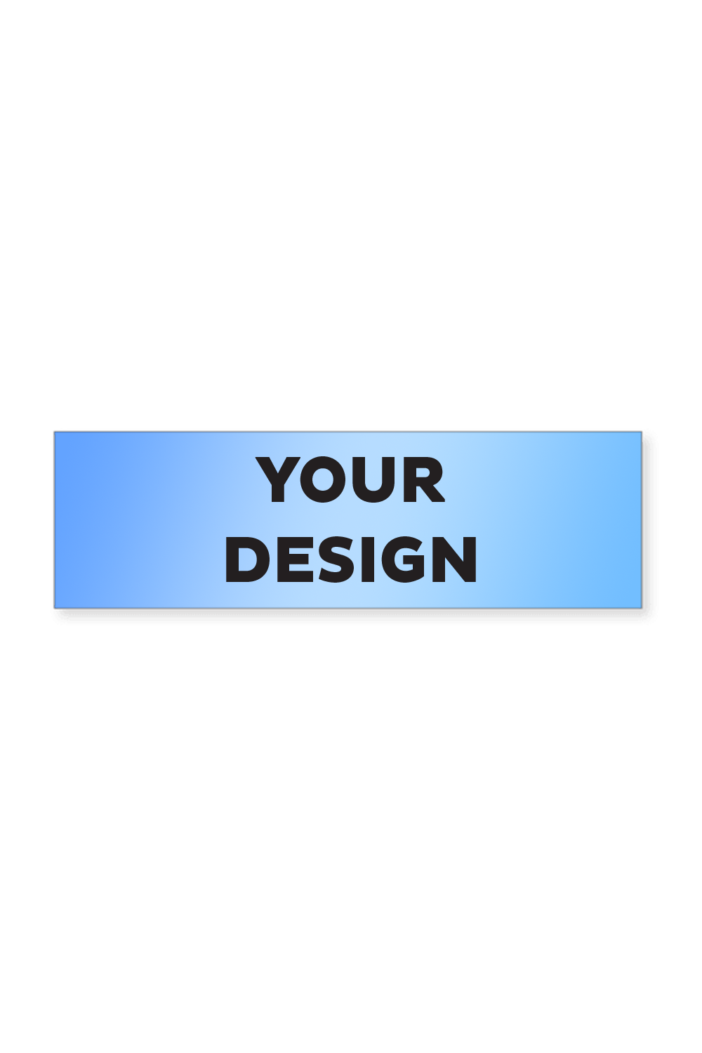 Small Clear Bumper Sticker