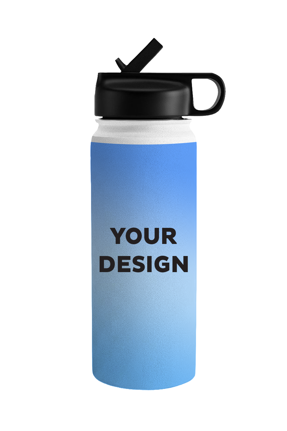 18oz Water Bottle - Straw Lid